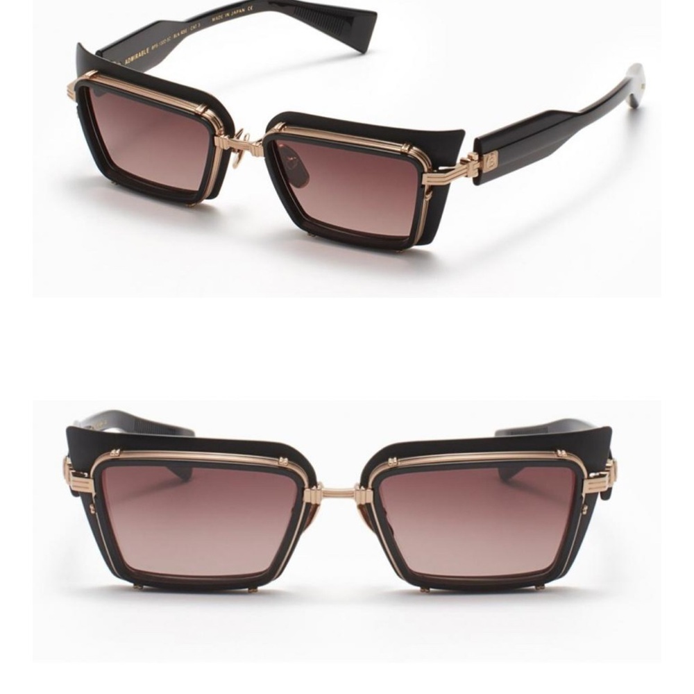 Stylish Black and Gold Sunglasses